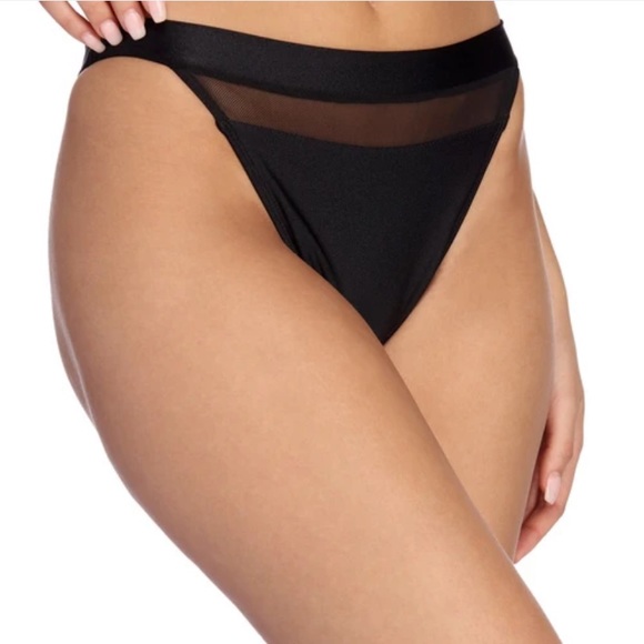 New Windsor Black Mesh Bikini 2 Piece L - Picture 6 of 7